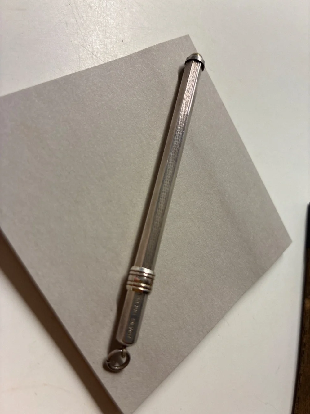 Silver swizzle stick/stir
